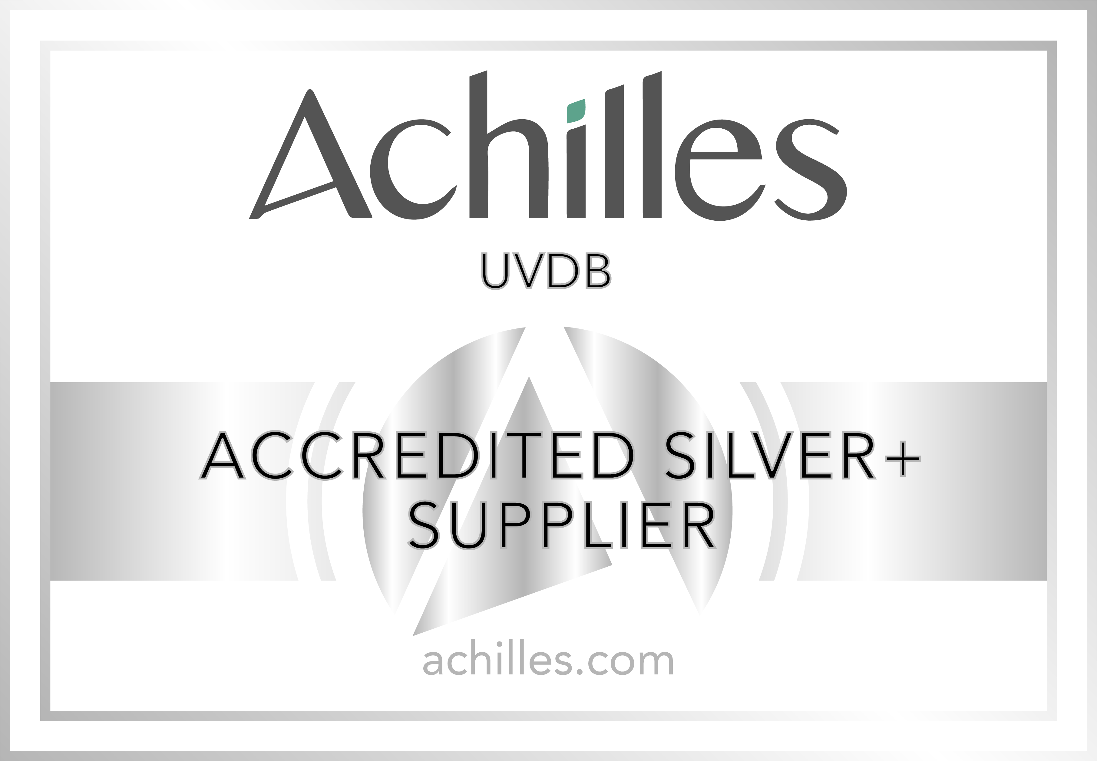 Achilles UVDB Silver Plus badge